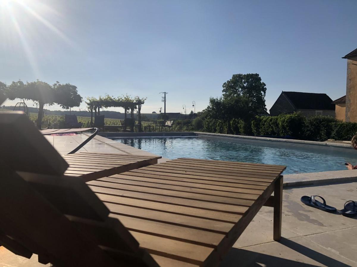 La Petite Maison De Celine & Frederic Avec Piscine A Préhy Buitenkant foto